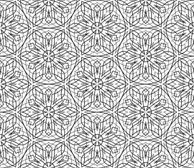 Boyama doodle kroki için soyut desen