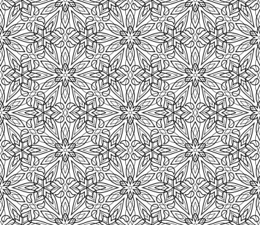 Boyama doodle kroki için soyut desen