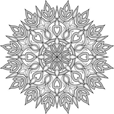 Mandala boyama kroki doodles rakam