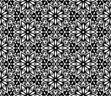 Soyut desen siyah ve beyaz doodle kroki