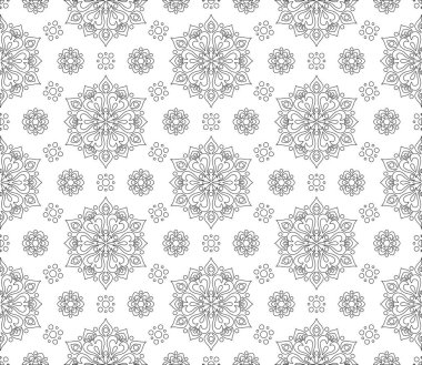 Boyama doodle kroki için soyut desen