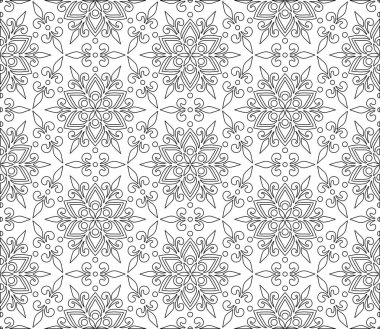 Boyama doodle kroki için soyut desen