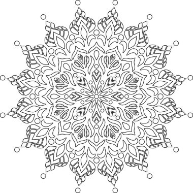 Mandala boyama kroki doodles rakam