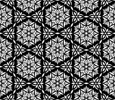 Soyut desen siyah ve beyaz doodle kroki