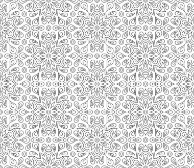 Boyama doodle kroki için soyut desen