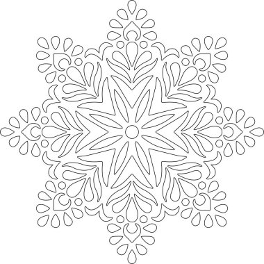 Mandala boyama kroki doodles rakam