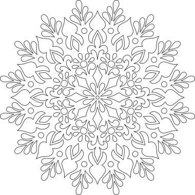 Mandala boyama kroki doodles rakam