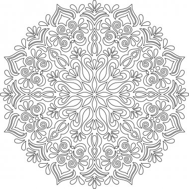 Mandala boyama kroki doodles rakam