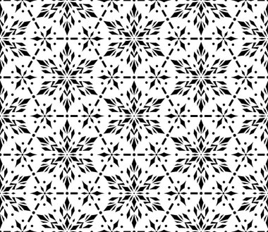 Soyut desen Dikişsiz siyah ve Whit Doodle Sketch