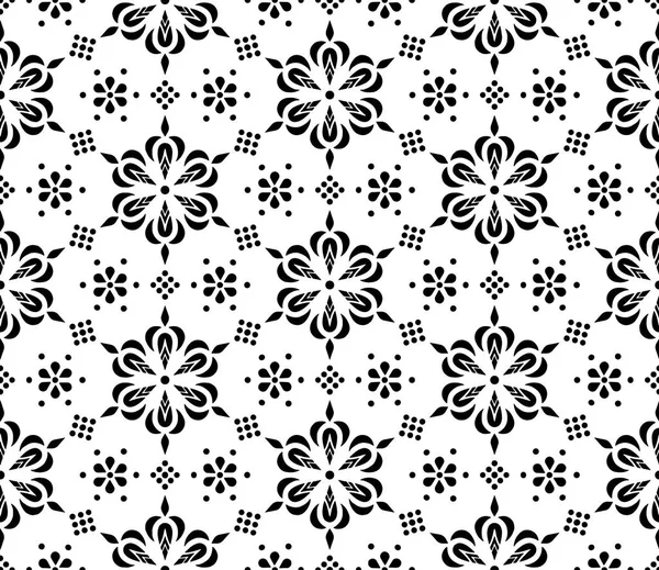 Soyut desen Dikişsiz siyah ve Whit Doodle Sketch