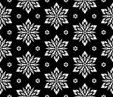 Soyut desen Dikişsiz siyah ve Whit Doodle Sketch