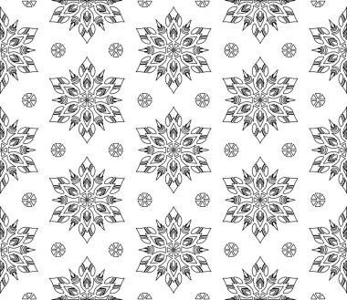 Boyama doodle kroki için soyut desen