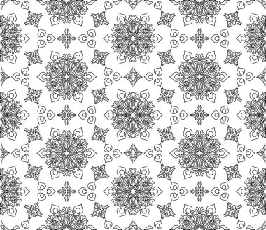 Boyama doodle kroki için soyut desen