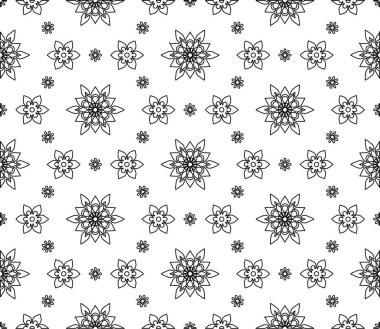 Boyama doodle kroki için soyut desen