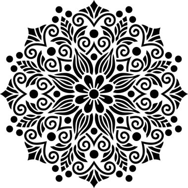 Mandala desen stencil karalamalar kroki iyi ruh hali