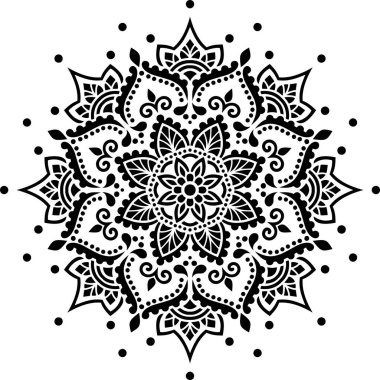 Mandala desen stencil karalamalar kroki iyi ruh hali