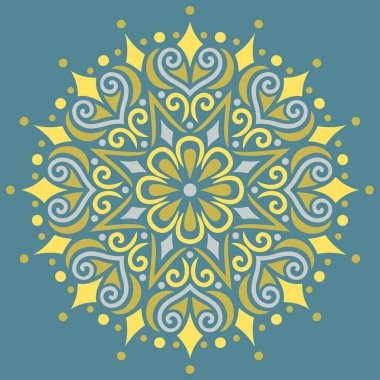 Mandala desenli Stencil karalamaları iyi bir ruh hali çizer. Yaratıcı ve tebrik kartları, posterler, afişler, afişler ve kapaklar için iyidir.