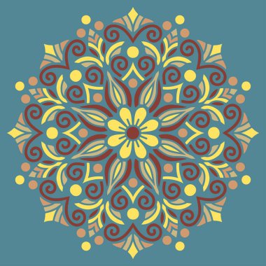 Mandala desenli Stencil karalamaları iyi bir ruh hali çizer. Yaratıcı ve tebrik kartları, posterler, afişler, afişler ve kapaklar için iyidir.