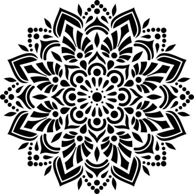 Mandala desen stencil karalamalar kroki iyi ruh hali