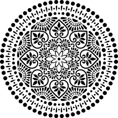 Mandala desen stencil karalamalar kroki iyi ruh hali