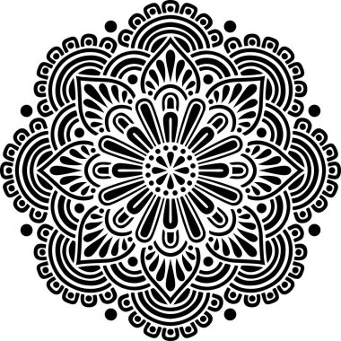 Mandala desen stencil karalamalar kroki iyi ruh hali