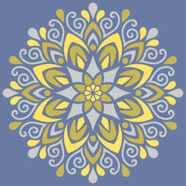 Mandala desenli Stencil karalamaları iyi bir ruh hali çizer. Yaratıcı ve tebrik kartları, posterler, afişler, afişler ve kapaklar için iyidir.