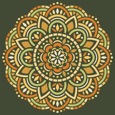 Mandala desenli Stencil karalamaları iyi bir ruh hali çizer. Yaratıcı ve tebrik kartları, posterler, afişler, afişler ve kapaklar için iyidir.