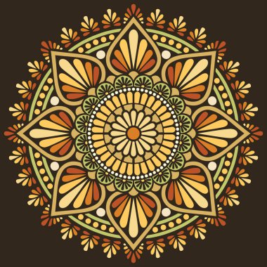 Mandala desenli Stencil karalamaları iyi bir ruh hali çizer. Yaratıcı ve tebrik kartları, posterler, afişler, afişler ve kapaklar için iyidir.