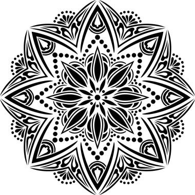 Mandala desen stencil karalamalar kroki iyi ruh hali