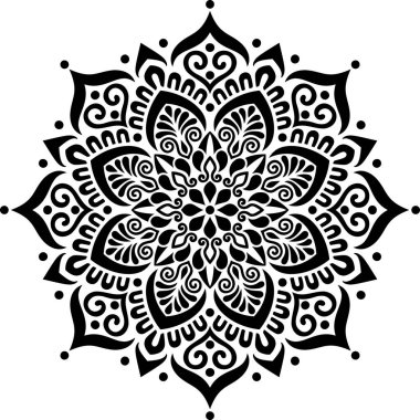 Mandala desen stencil karalamalar kroki iyi ruh hali