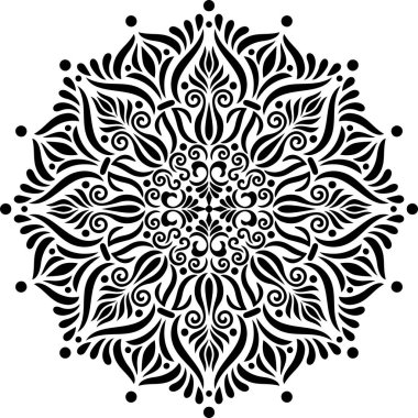 Mandala desen stencil karalamalar kroki iyi ruh hali