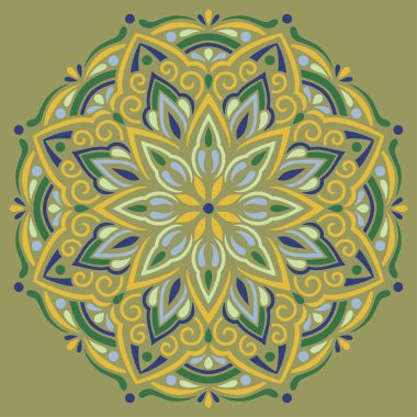 Mandala desenli Stencil karalamaları iyi bir ruh hali çizer. Yaratıcı ve tebrik kartları, posterler, afişler, afişler ve kapaklar için iyidir.