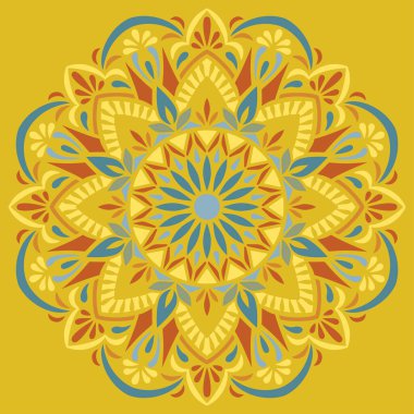 Mandala desenli Stencil karalamaları iyi bir ruh hali çizer. Yaratıcı ve tebrik kartları, posterler, afişler, afişler ve kapaklar için iyidir.