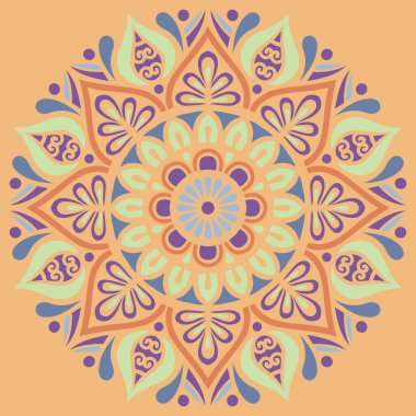 Mandala desenli Stencil karalamaları iyi bir ruh hali çizer. Yaratıcı ve tebrik kartları, posterler, afişler, afişler ve kapaklar için iyidir.