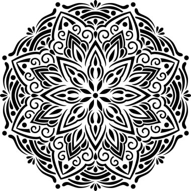 Mandala desen stencil karalamalar kroki iyi ruh hali