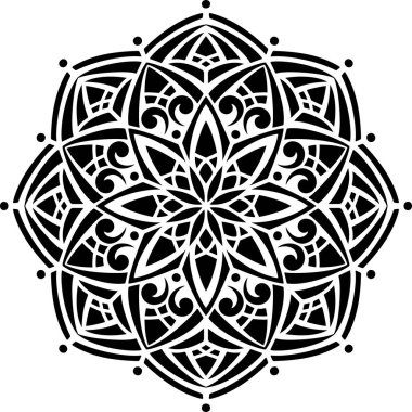 Mandala desen stencil karalamalar kroki iyi ruh hali