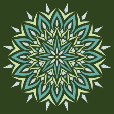 Mandala desenli Stencil karalamaları iyi bir ruh hali çizer. Yaratıcı ve tebrik kartları, posterler, afişler, afişler ve kapaklar için iyidir.