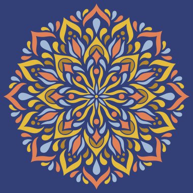 Mandala desenli Stencil karalamaları iyi bir ruh hali çizer. Yaratıcı ve tebrik kartları, posterler, afişler, afişler ve kapaklar için iyidir.