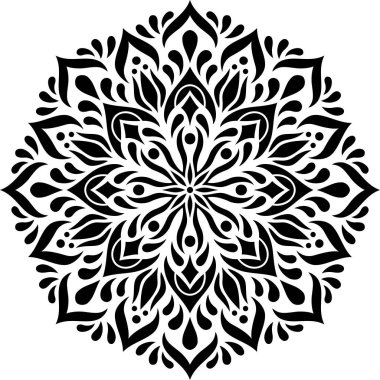 Mandala desen stencil karalamalar kroki iyi ruh hali