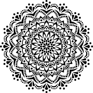 Mandala desen stencil karalamalar kroki iyi ruh hali