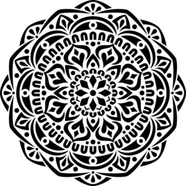 Mandala desen stencil karalamalar kroki iyi ruh hali