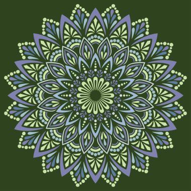 Mandala desenli Stencil karalamaları iyi bir ruh hali çizer. Yaratıcı ve tebrik kartları, posterler, afişler, afişler ve kapaklar için iyidir.