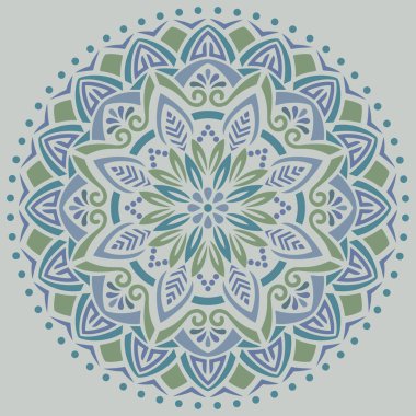 Mandala desenli Stencil karalamaları iyi bir ruh hali çizer. Yaratıcı ve tebrik kartları, posterler, afişler, afişler ve kapaklar için iyidir.