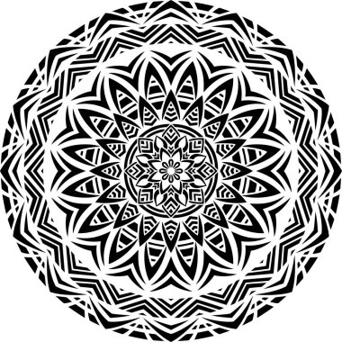 Mandala desen stencil karalamalar kroki iyi ruh hali