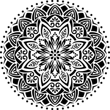 Mandala desen stencil karalamalar kroki iyi ruh hali