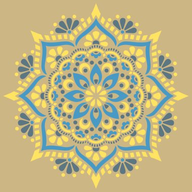 Mandala desenli Stencil karalamaları iyi bir ruh hali çizer. Yaratıcı ve tebrik kartları, posterler, afişler, afişler ve kapaklar için iyidir.