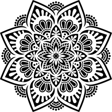 Mandala desen stencil karalamalar kroki iyi ruh hali