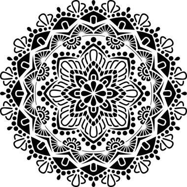 Mandala desen stencil karalamalar kroki iyi ruh hali