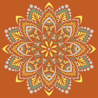 Mandala desenli Stencil karalamaları iyi bir ruh hali çizer. Yaratıcı ve tebrik kartları, posterler, afişler, afişler ve kapaklar için iyidir.