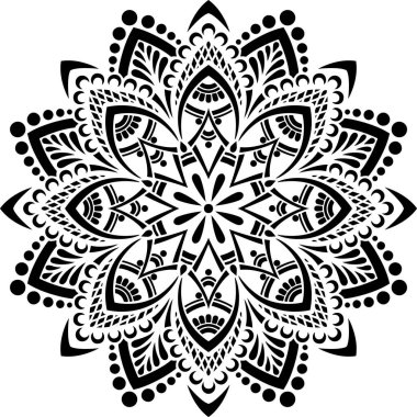 Mandala desen stencil karalamalar kroki iyi ruh hali